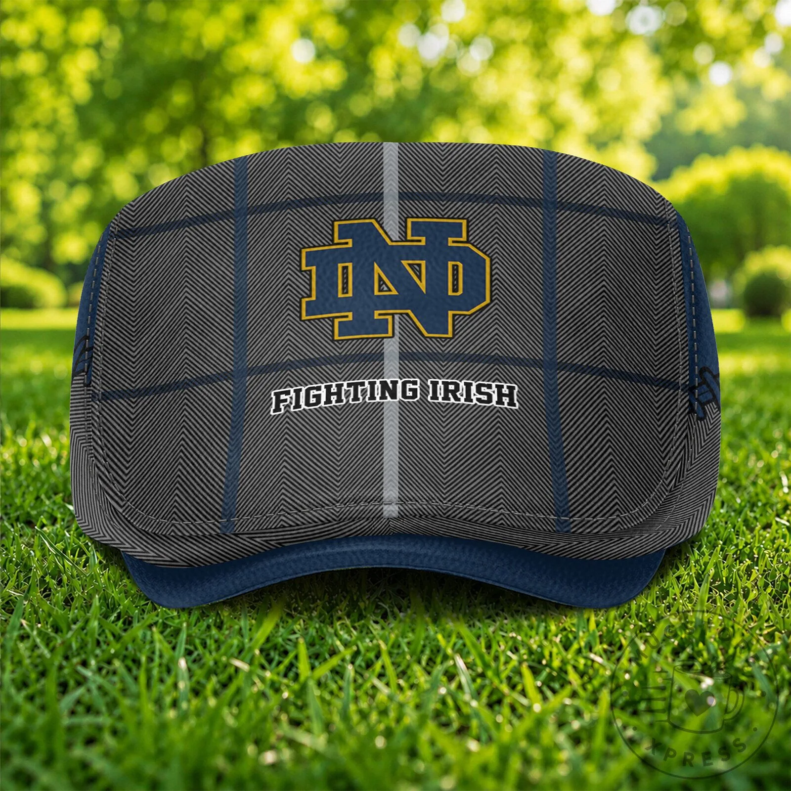 Notre Dame Fighting Irish Plaid Flat Cap Hat 10 Notre Dame Fighting Irish Plaid Flat Cap Hat