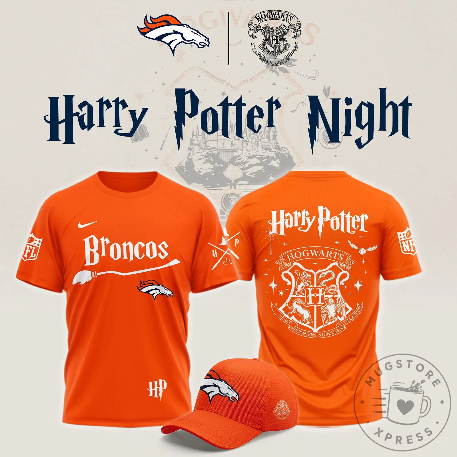 Denver Broncos Harry Potter Night Limited Edition T-Shirt