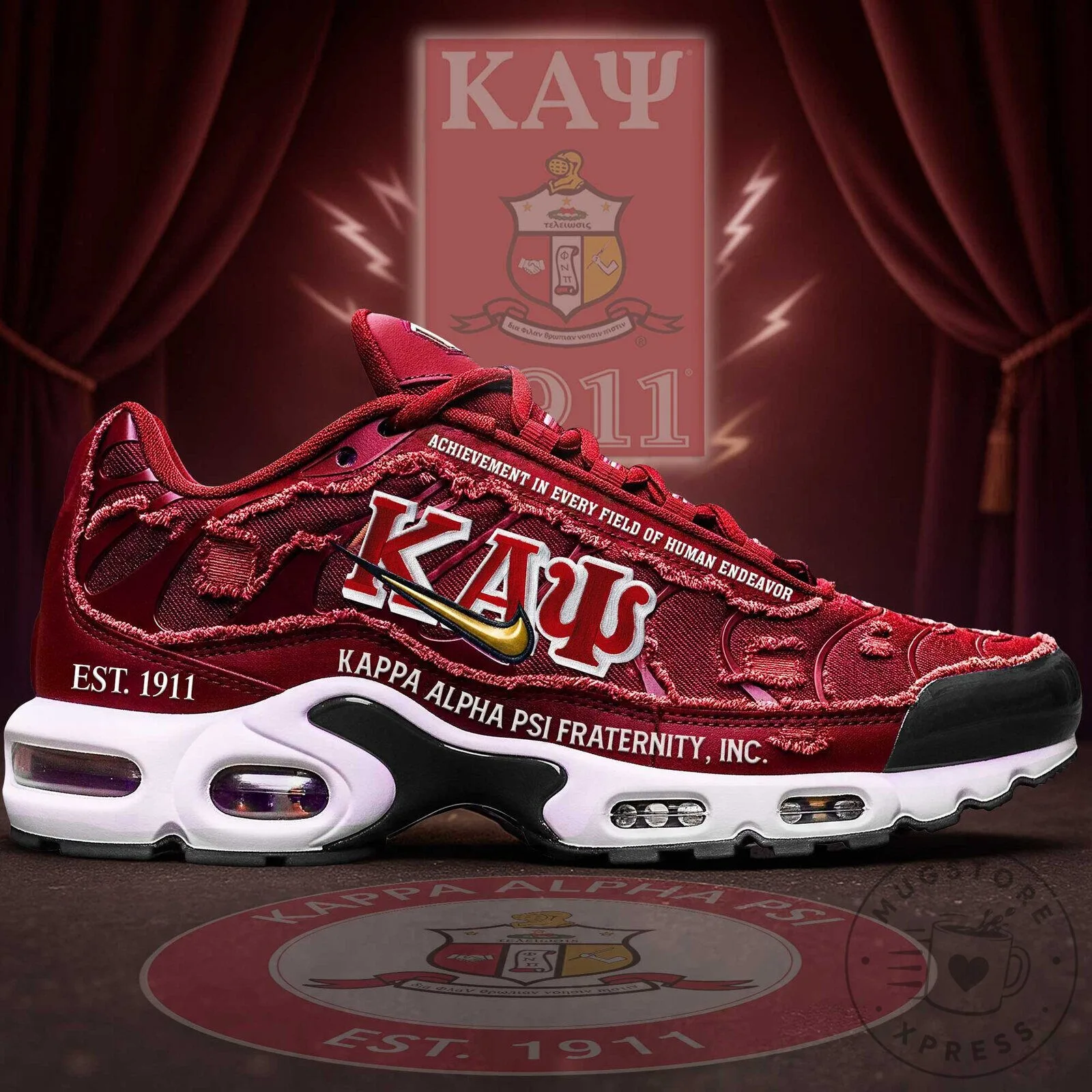 Kappa Alpha Psi Fraternity Inc. Athletic Sneaker Shoes 2 Kappa Alpha Psi Fraternity Inc. Athletic Sneaker Shoes