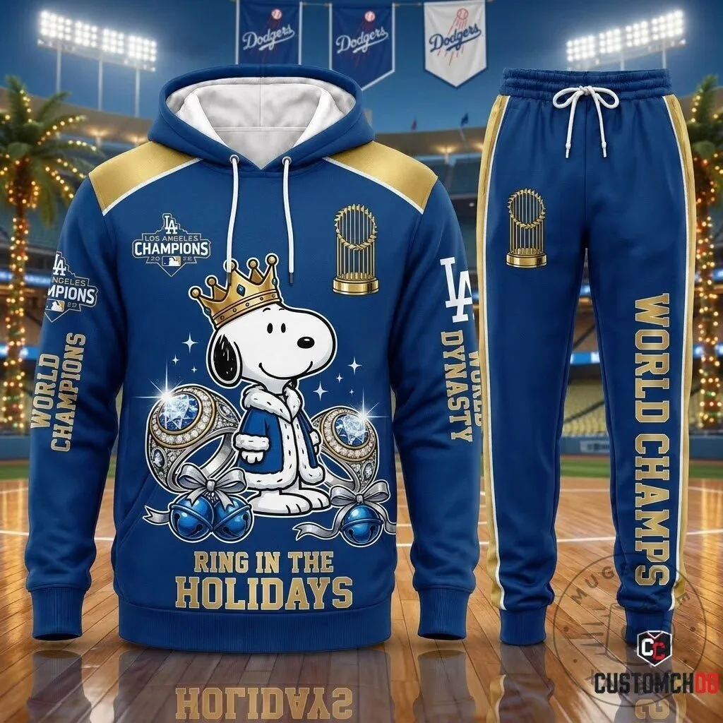 Los Angeles Dodgers Snoopy Christmas Holiday Santa Slam Hoodie 23 Los Angeles Dodgers Snoopy Christmas Holiday Santa Slam Hoodie