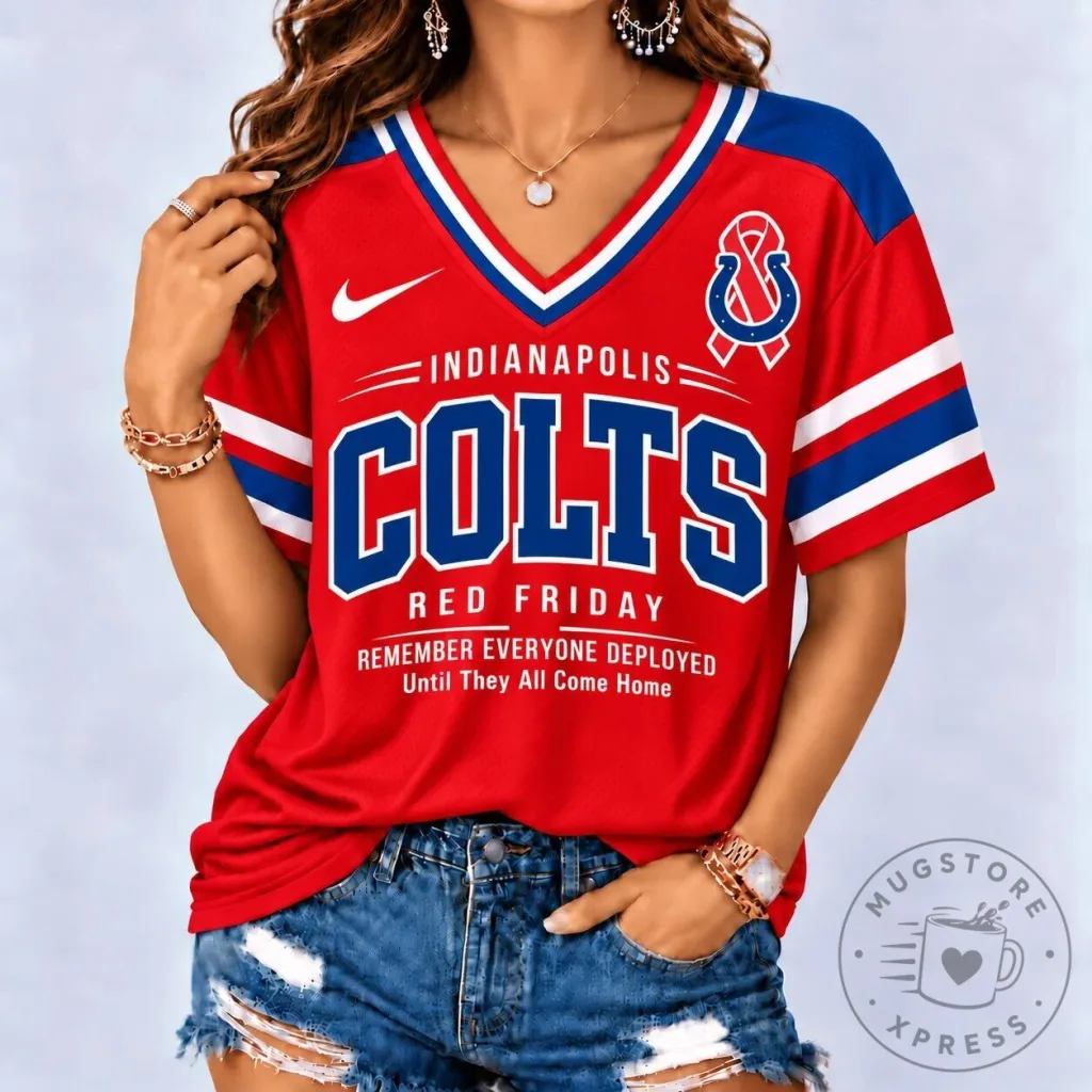 Indianapolis Colts Red Friday Remember Everyone Deployed Until They All Come Home Jersey Indianapolis Colts Red Friday Remember Everyone Deployed Until They All Come Home Jersey
