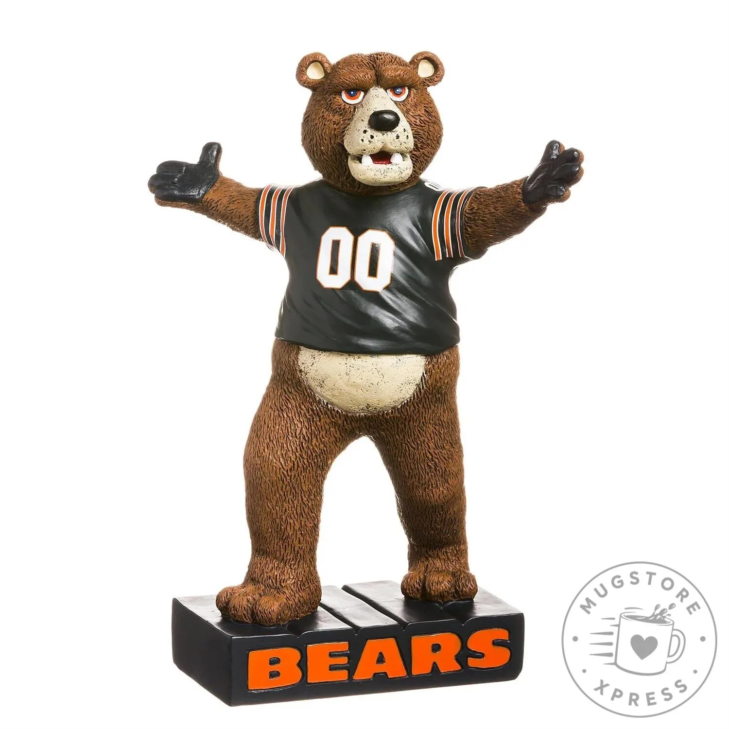 Chicago Bears Staley Da Bear Mascot Football Team Collectible Figurine