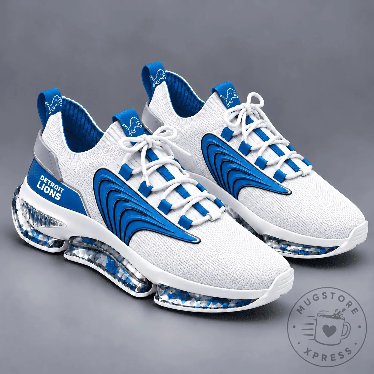 Detroit Lions Athletic Team Logo Running Shoes