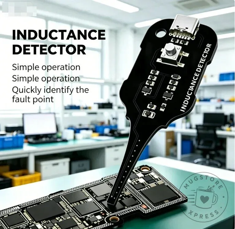 Circuit Board Inductance Detector for Fault Point Identification