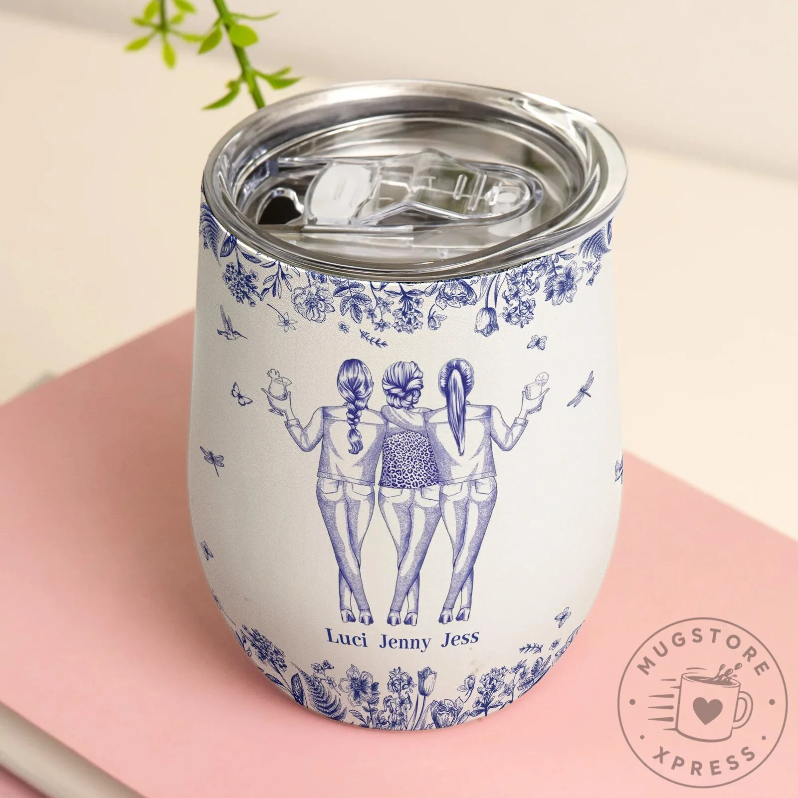 Best Bitches Bonding Over Alcohol Personalized Friendship Wine Tumbler 9 Best Bitches Bonding Over Alcohol Personalized Friendship Wine Tumbler