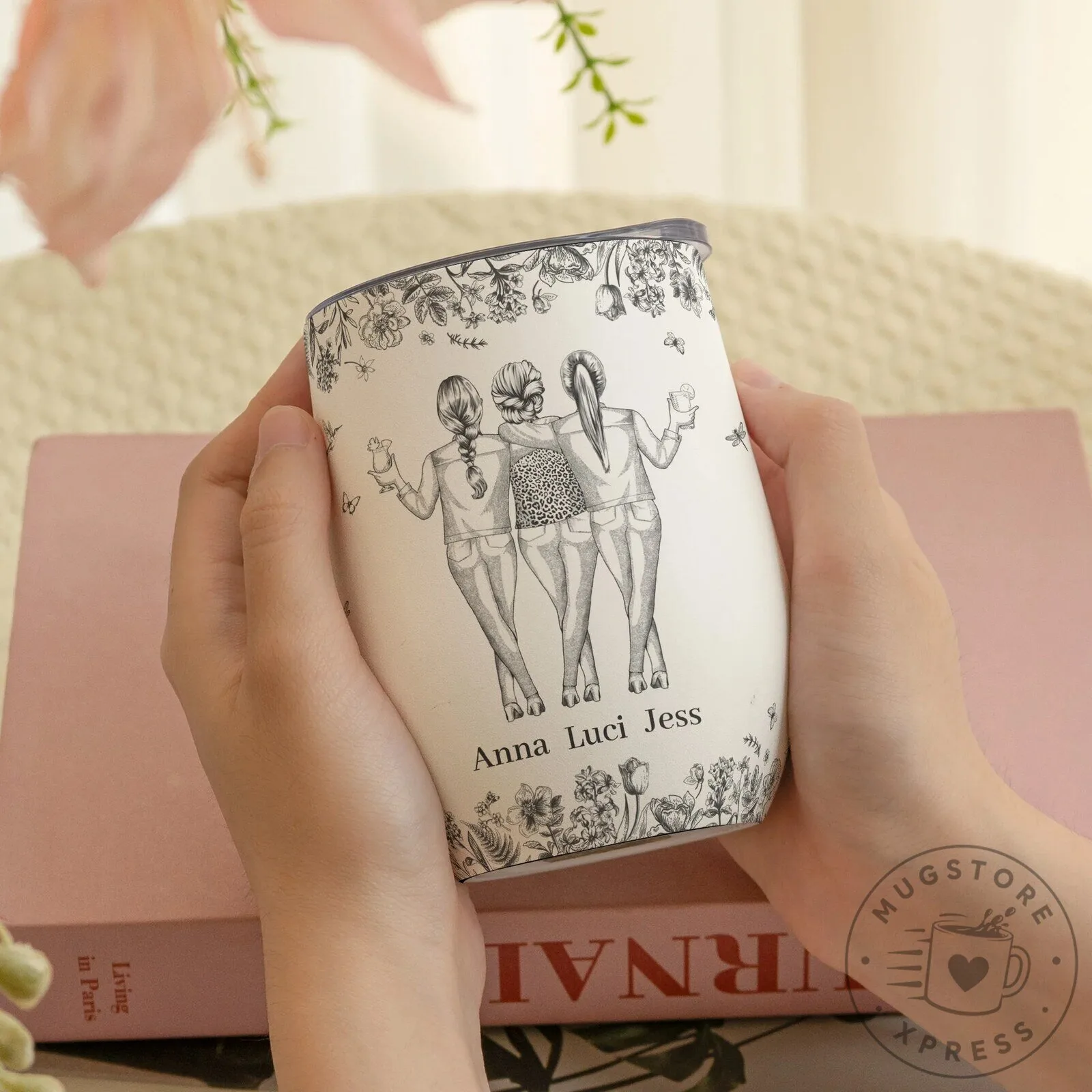 Best Bitches Bonding Over Alcohol Personalized Friendship Wine Tumbler 10 Best Bitches Bonding Over Alcohol Personalized Friendship Wine Tumbler