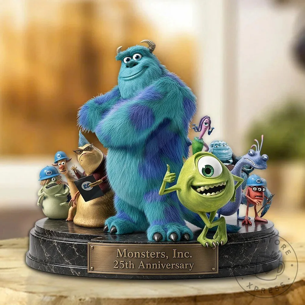 Monsters, Inc. 25th Anniversary Character Collection Acrylic Plaque 3 Monsters, Inc. 25th Anniversary Character Collection Acrylic Plaque