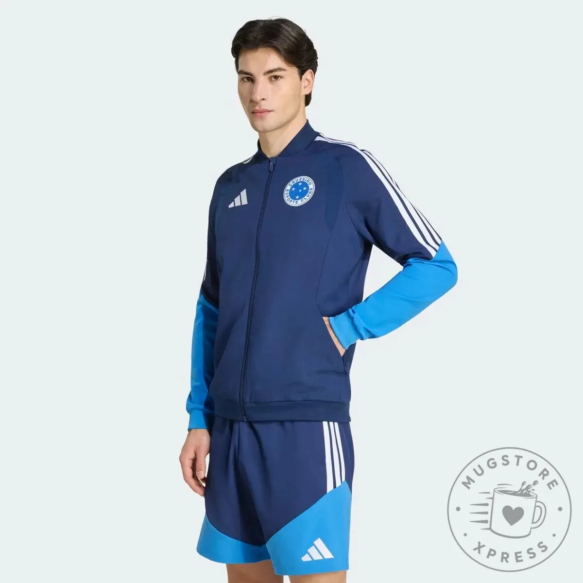 Cruzeiro Esporte Clube Adidas Blue Training Jacket 13 Cruzeiro Esporte Clube Adidas Blue Training Jacket