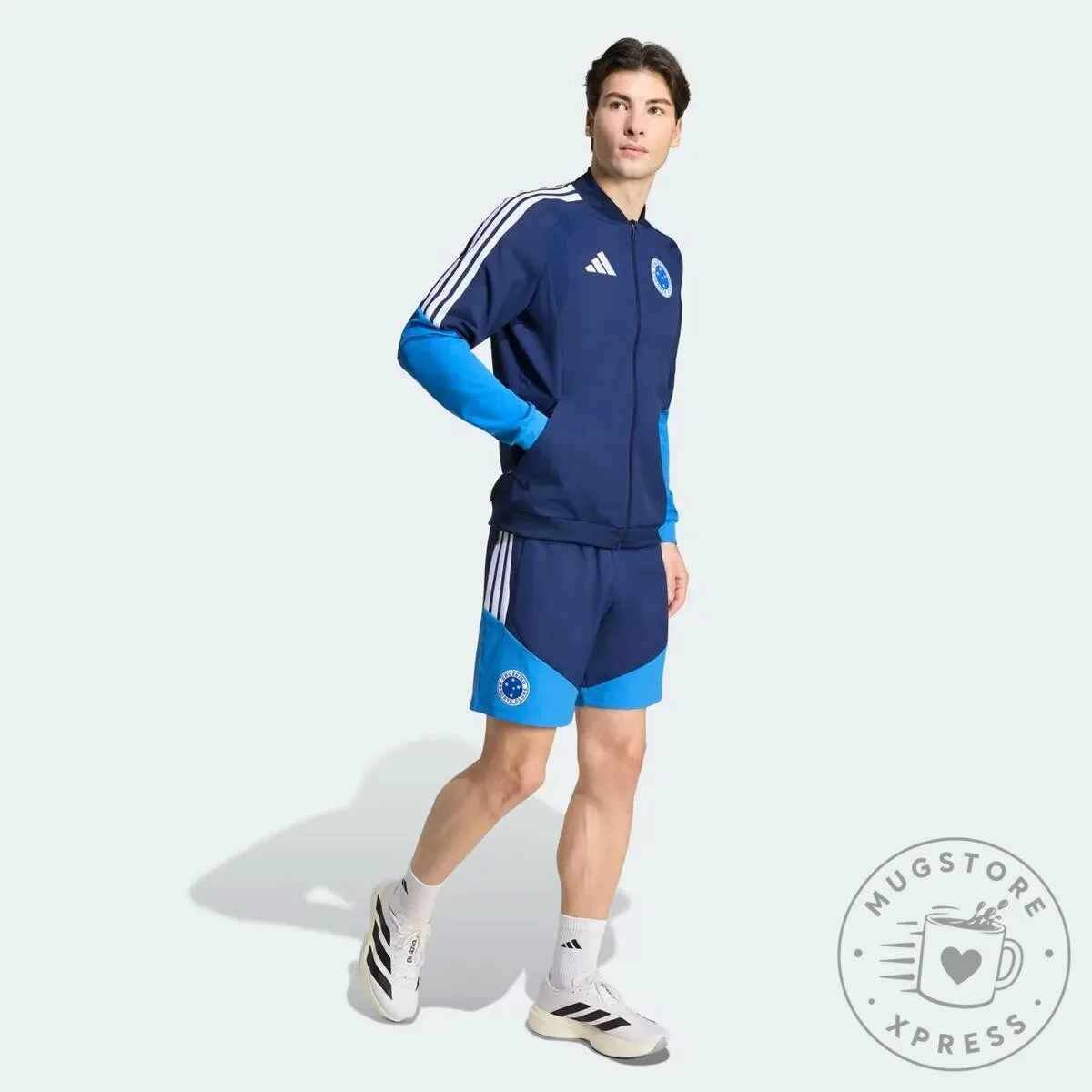Cruzeiro Esporte Clube Adidas Blue Training Jacket 18 Cruzeiro Esporte Clube Adidas Blue Training Jacket