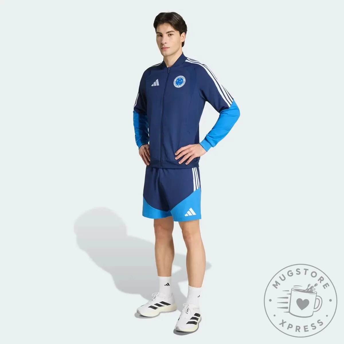 Cruzeiro Esporte Clube Adidas Blue Training Jacket 19 Cruzeiro Esporte Clube Adidas Blue Training Jacket