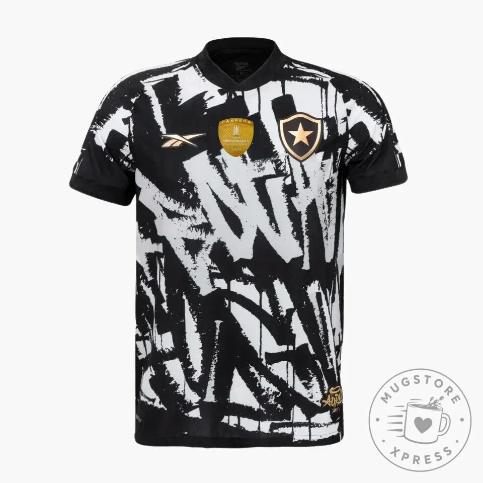 Botafogo 2025-2026 Fourth Campeao Libertadores Soccer Jersey