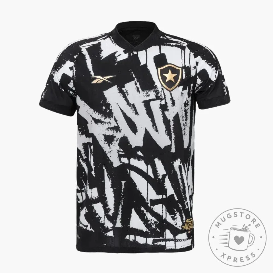 Botafogo 2025-2026 Fourth Campeao Libertadores Soccer Jersey 10 Botafogo 2025-2026 Fourth Campeao Libertadores Soccer Jersey