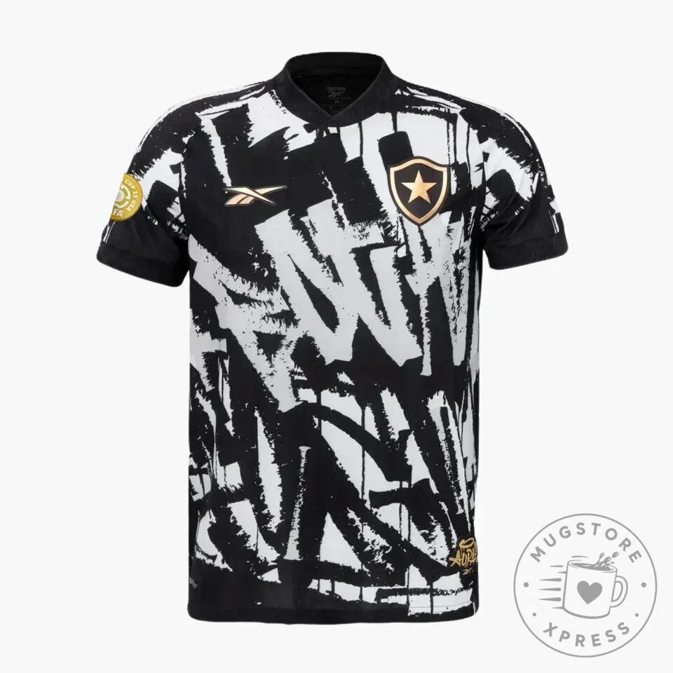 Botafogo 2025-2026 Fourth Campeao Libertadores Soccer Jersey 13 Botafogo 2025-2026 Fourth Campeao Libertadores Soccer Jersey