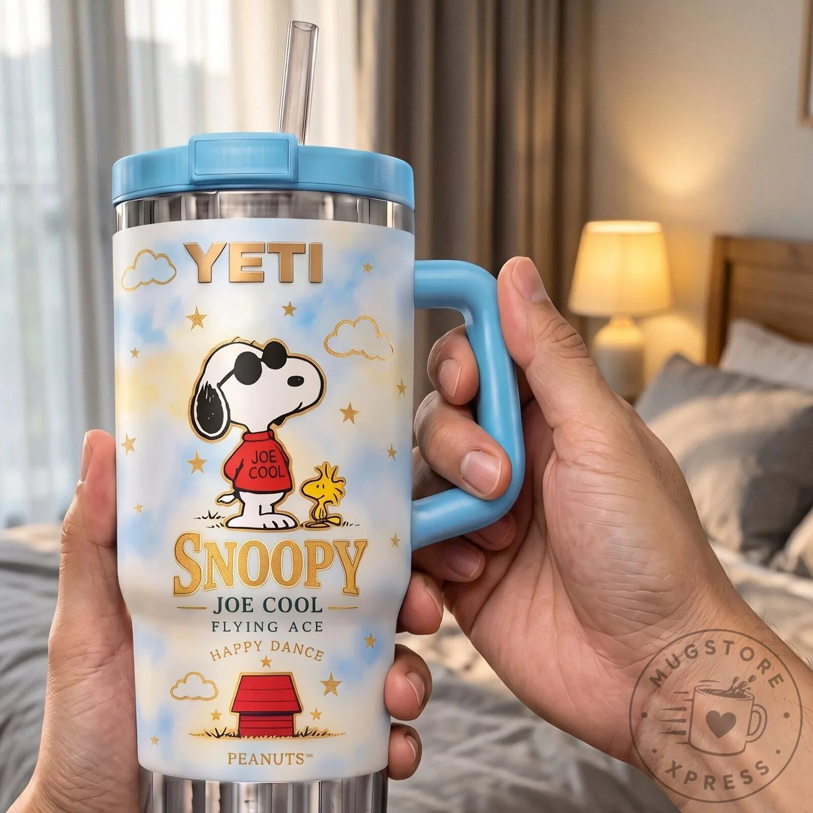 Snoopy Joe Cool Flying Ace Happy Dance Peanuts Yeti Tumbler 7 Snoopy Joe Cool Flying Ace Happy Dance Peanuts Yeti Tumbler