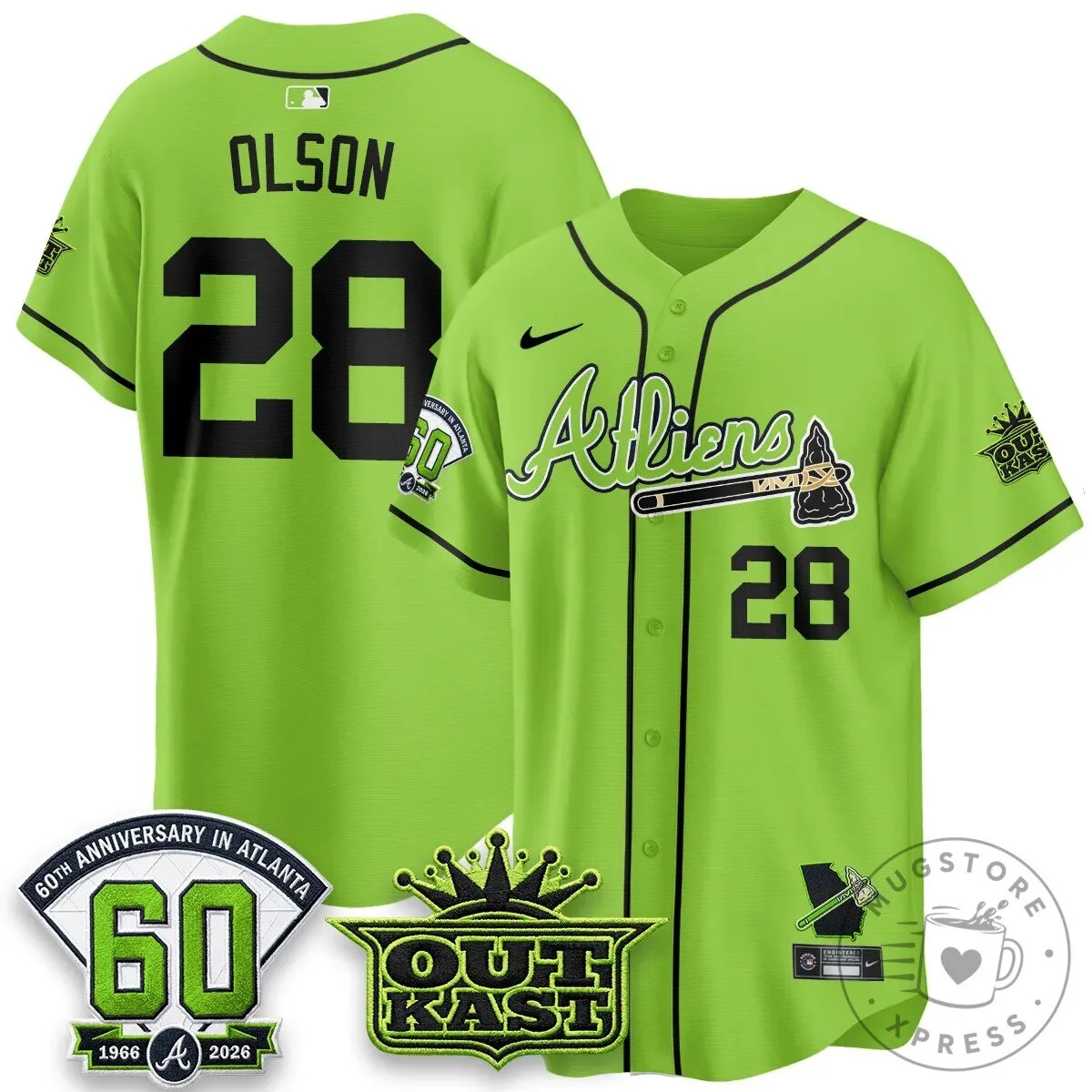 Atlanta Braves Ronald Acuna Jr. Outkast Atliens Baseball Jersey 68 Atlanta Braves Ronald Acuna Jr. Outkast Atliens Baseball Jersey