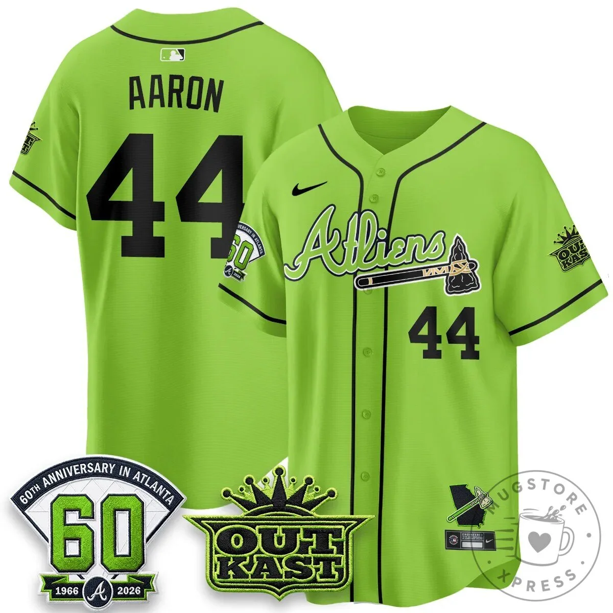 Atlanta Braves Ronald Acuna Jr. Outkast Atliens Baseball Jersey 73 Atlanta Braves Ronald Acuna Jr. Outkast Atliens Baseball Jersey