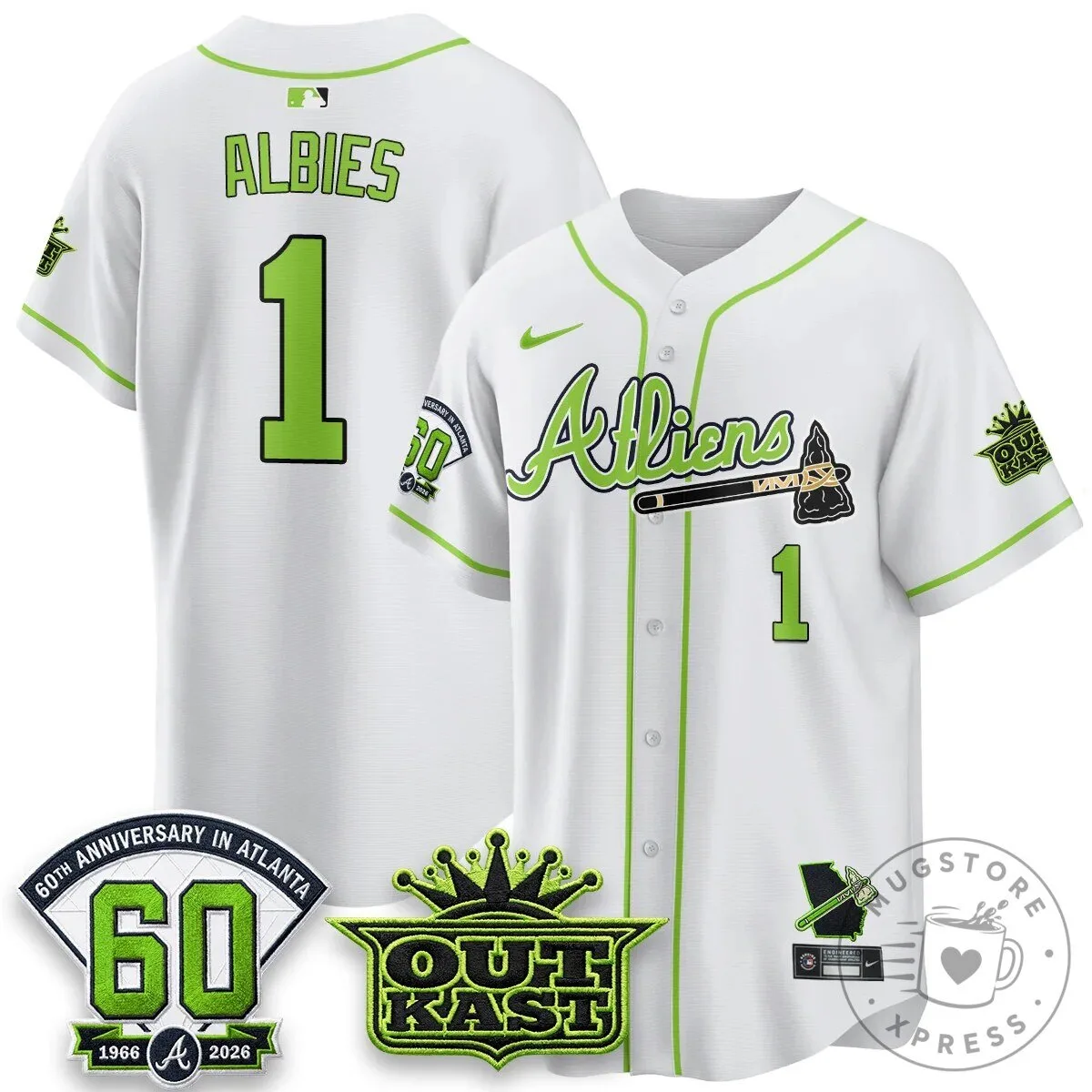 Atlanta Braves Ronald Acuna Jr. Outkast Atliens Baseball Jersey 83 Atlanta Braves Ronald Acuna Jr. Outkast Atliens Baseball Jersey