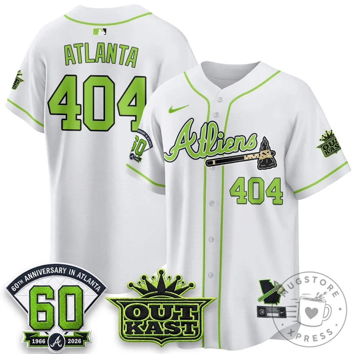 Atlanta Braves Ronald Acuna Jr. Outkast Atliens Baseball Jersey 92 Atlanta Braves Ronald Acuna Jr. Outkast Atliens Baseball Jersey