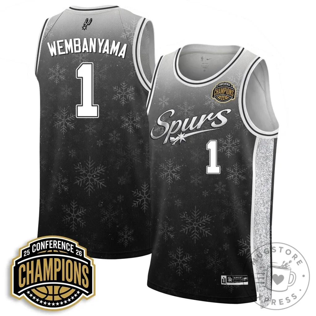 Victor Wembanyama San Antonio Spurs 2026 Conference Champions Basketball Jersey Victor Wembanyama San Antonio Spurs 2026 Conference Champions Basketball Jersey