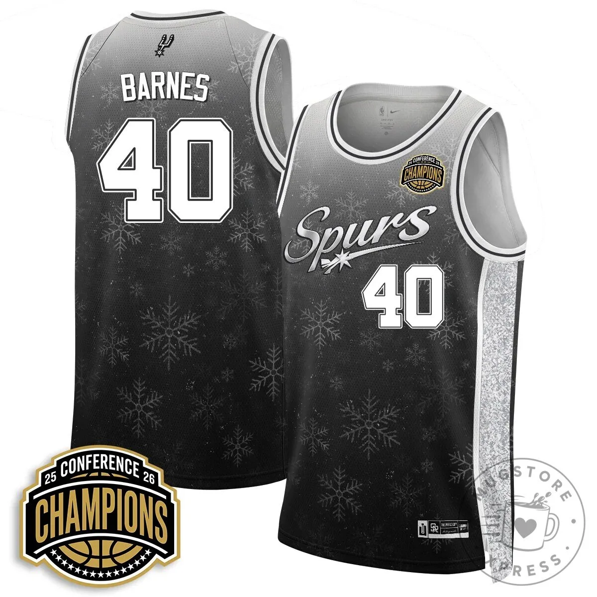 Victor Wembanyama San Antonio Spurs 2026 Conference Champions Basketball Jersey 15 Victor Wembanyama San Antonio Spurs 2026 Conference Champions Basketball Jersey
