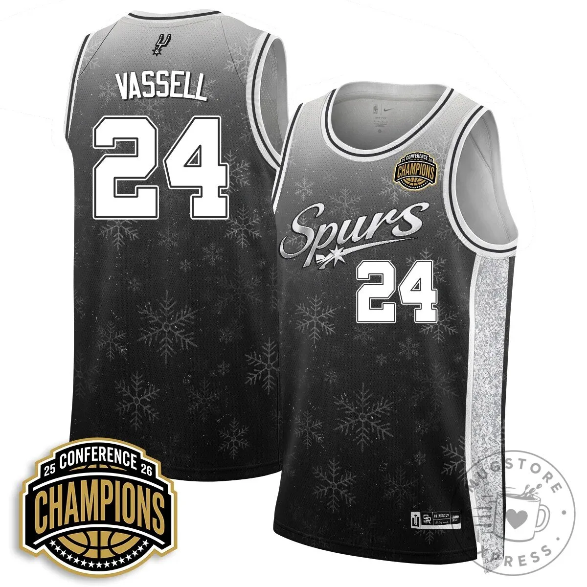 Victor Wembanyama San Antonio Spurs 2026 Conference Champions Basketball Jersey 17 Victor Wembanyama San Antonio Spurs 2026 Conference Champions Basketball Jersey