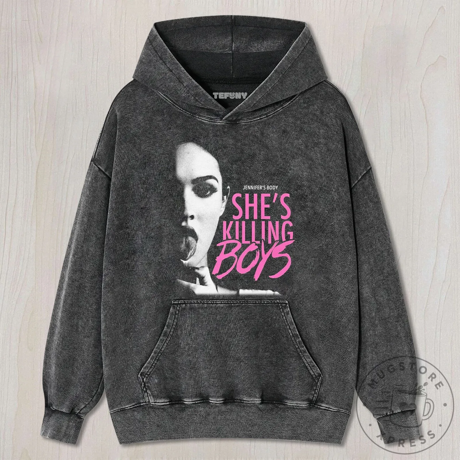 Jennifer's Body She's Killing Boys Movie Poster Black Washed T-Shirt 13 Jennifer